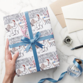 papper omslutning av finger presentpapper