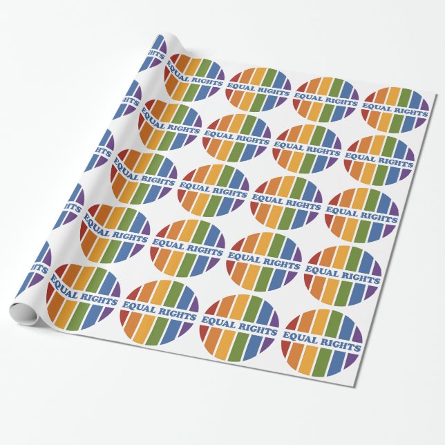 Papper omslutning av lika Höger Presentpapper (Utrullad)