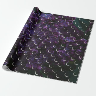 Papper påfyllning av Mystical Lilac Crescent Måne Presentpapper