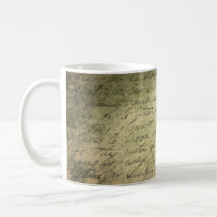 Papper papper skrivning brev kaffemugg