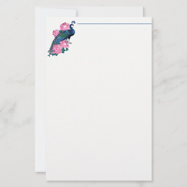 Papper-peacock-stall Brevpapper (Framsida)