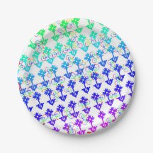 Papper plåt för blommor och cyklar