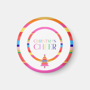 Papper plåt för julturen Colorful Träd Magnet
