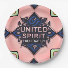 Papper plåt för United Spirit Proud Nation