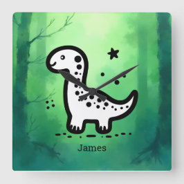 Papper plåt fyrkantig klocka