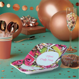 Papper plåt i färglöst Party