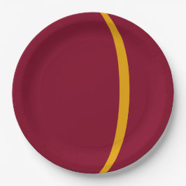 Papper plåt i guld Anpassningsbar Party