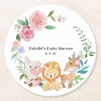 Papper plåt underlägg papper rund