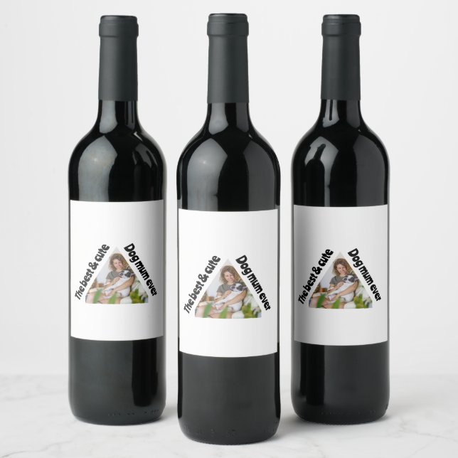 Papper plåt vinflaska etikett (Flaskor)