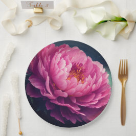 Papper Plate blommigt bröllop/dusch