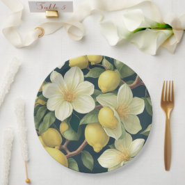 Papper Plate blommigt bröllop/dusch