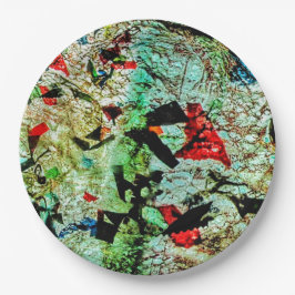 papper platta vit abstrakt struktur hållbar