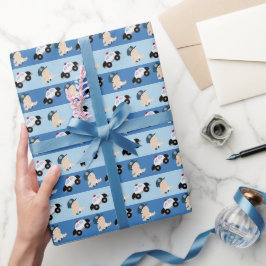 Papper polisman vid polisakademin i baby presentpapper