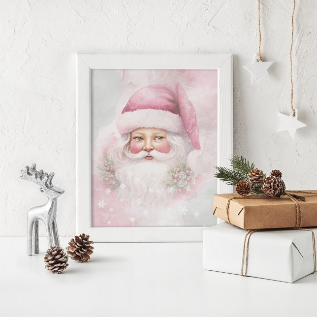 Papper Poster av klippbok för shabby chic Jultomte (Skapare uppladdad)