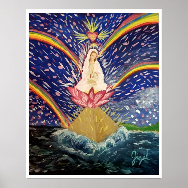 Papper poster av Stigning mattor av honkön (Framsidan)