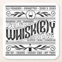 Papper pubkustfartyg: Whiskey/Whisky