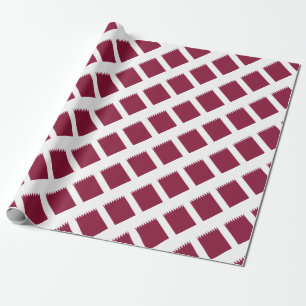 Papper Qatar-flagga Presentpapper