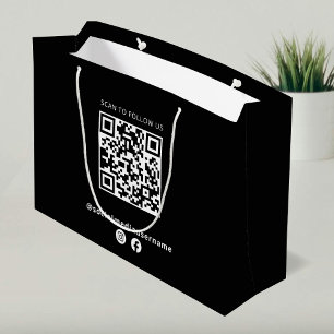 Papper QR-kod för Business Logotyp QR