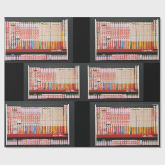 Papper radbrytning av Anime Bokar Presentpapper