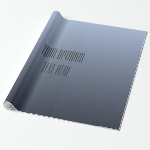 Papper radbrytning av anpassningsbar med blå Grått Presentpapper