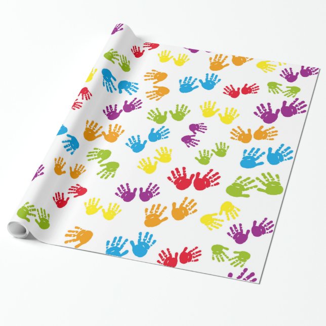 Papper radbrytning av barn presentpapper (Utrullad)