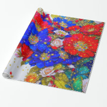 papper radbrytning av blommigt