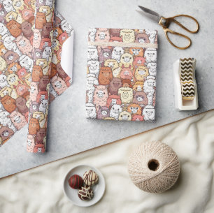 Papper radbrytning av Cute Alpacas Presentpapper