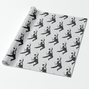 Papper radbrytning av dansare presentpapper