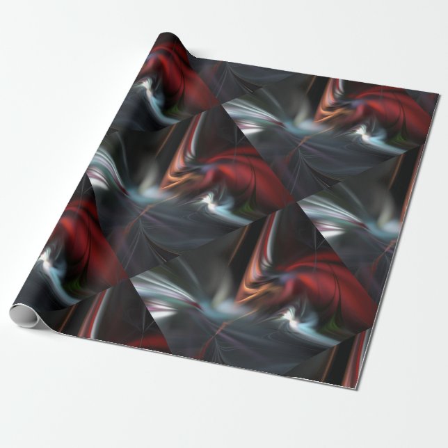 Papper radbrytning av elegant Jämna ut rektangeln Presentpapper (Utrullad)