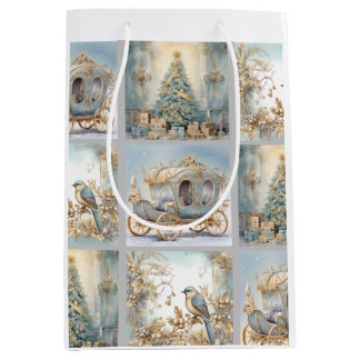 Papper radbrytning av Eleganten Blue och Guld