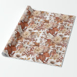 papper radbrytning av elegantens blommigt presentpapper<br><div class="desc">Eleganten faller papper blommigt. Underbar för inslagning av gåvor och dekoration för en falldusch eller bröllop</div>