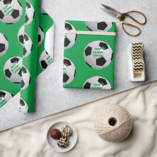 Papper radbrytning av fotbollsskor Personlig Presentpapper