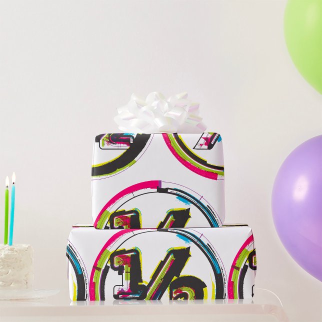 Papper radbrytning av halvsymbol presentpapper (Skapare uppladdad)