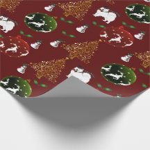 Papper radbrytning av helgdag: Samoyeds, Reindeer
