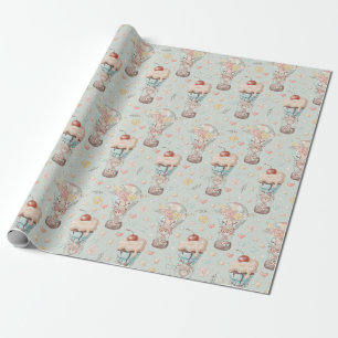 Papper radbrytning av Hjort Presentpapper