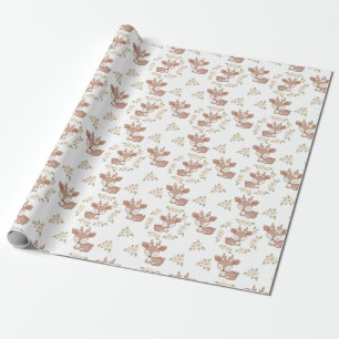Papper radbrytning av Hjort Presentpapper