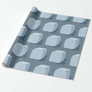 Papper radbrytning av iskub presentpapper