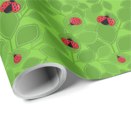 Papper radbrytning av kute-Ladybug-design Presentpapper