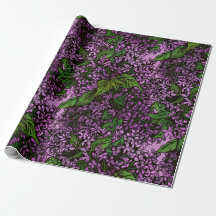 Papper radbrytning av Lilac Flowers