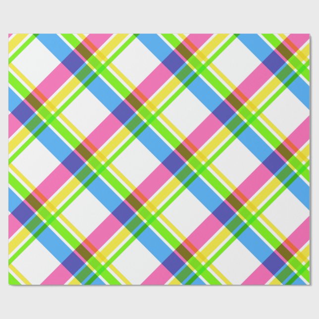 Papper radbrytning av lycklig och ljussken presentpapper (Platt)