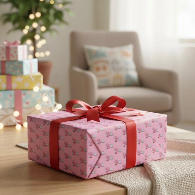 Papper radbrytning av mobiltelefon presentpapper (Skapare uppladdad)