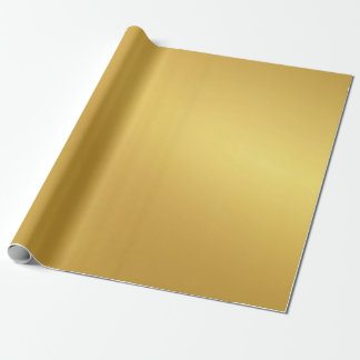 Papper radbrytning av övertoningsmat i guld presentpapper