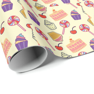 Papper radbrytning av partytid presentpapper