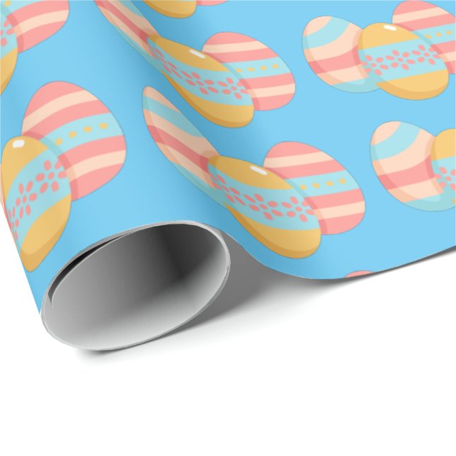 Papper radbrytning av påskägg presentpapper (Rullad Hörn)