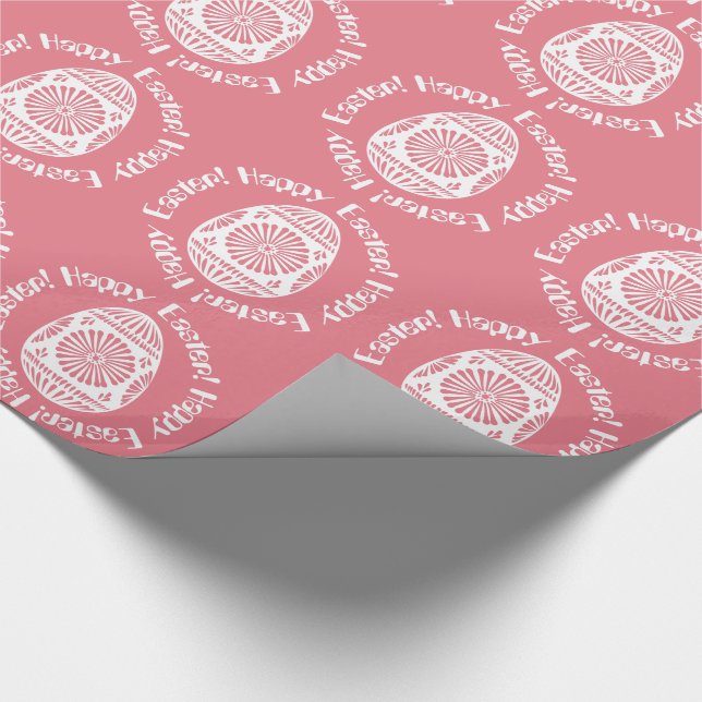 papper radbrytning av påskägg presentpapper (Hörn)