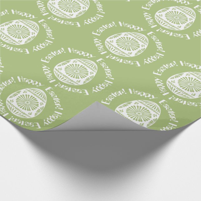 papper radbrytning av påskägg presentpapper (Hörn)