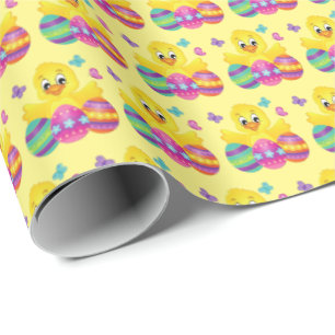 papper radbrytning av påskägg presentpapper