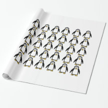 Papper radbrytning av Penguins Gift