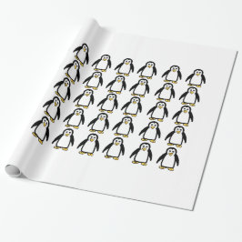 Papper radbrytning av Penguins Gift Presentpapper