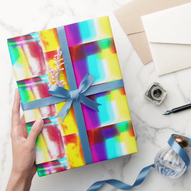 Papper radbrytning av primär rasterbåge för abstra presentpapper (Gifting)